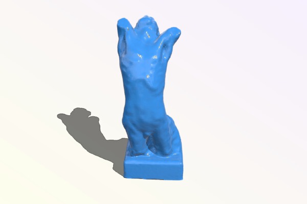 Narcisse, Rodin, Portland Art Museum | 3d print model