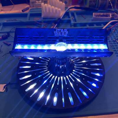 Lightsaber stand with LEDs | 3d print model
