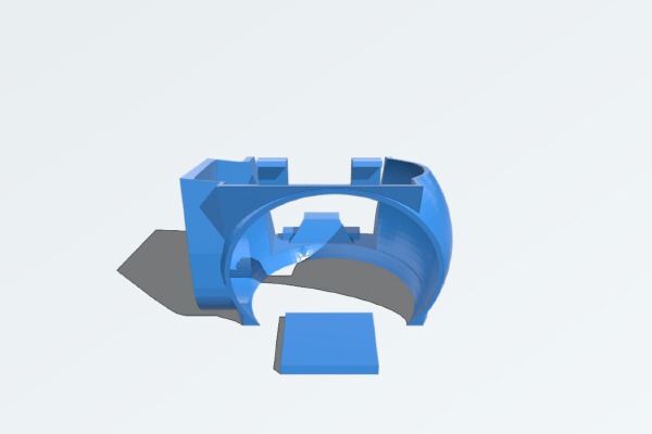 Mavic Pro Gimbal Guard _ Glare Shield | 3d print model