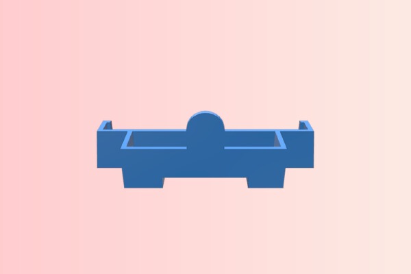 27 inch iMac portable drive holder. | 3d print model