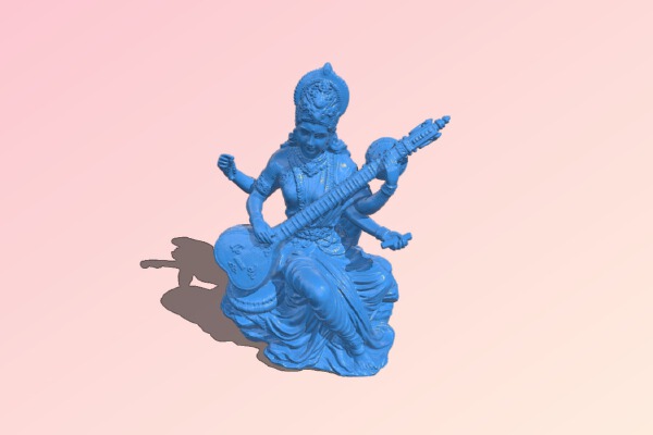Veenavadini Saraswati | 3d print model