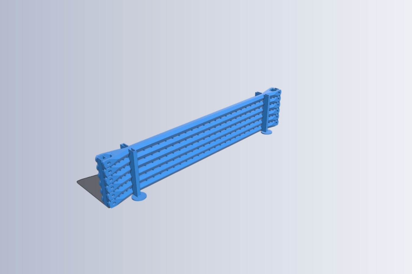 Rostock Rods 6 up vertically