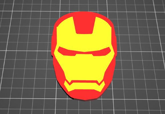 Iron Man Logo Multi Color Smooth MK2 MMU | 3d print model