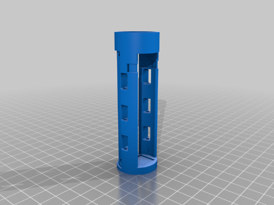 Proffie Holder Chassis 28mm (diameter) - Crystal chamber PCB Version 1.2 | 3d print model