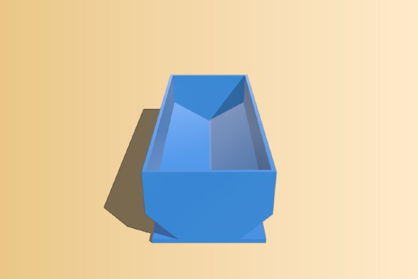 A box for terrain tiles from Pocket Tactics or Pocket Dungeons | 3d print model