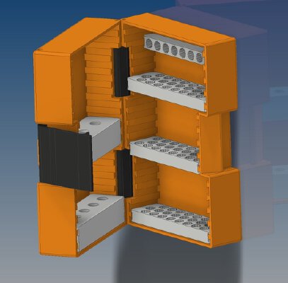 Modular Bit Storage (Bosch_Sortimo compatible) | 3d print model