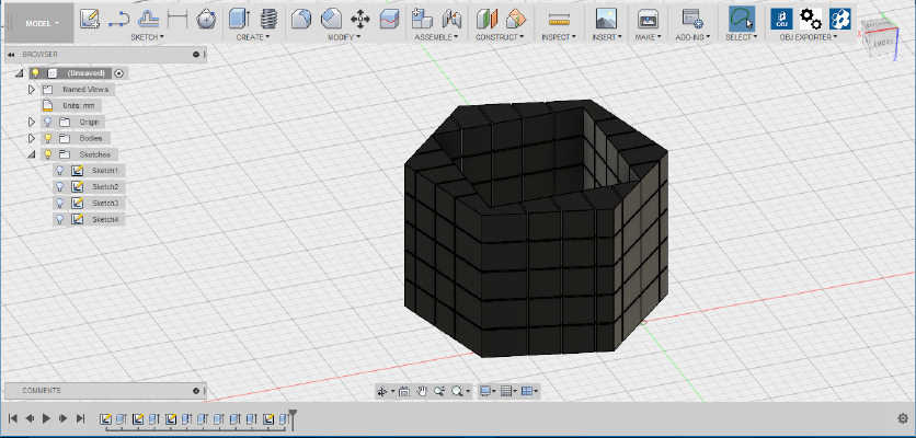 5x5 Hexagonal Prism Twisty Puzzle (Printed Extensions Only, No Cutting Required) | 3d print model
