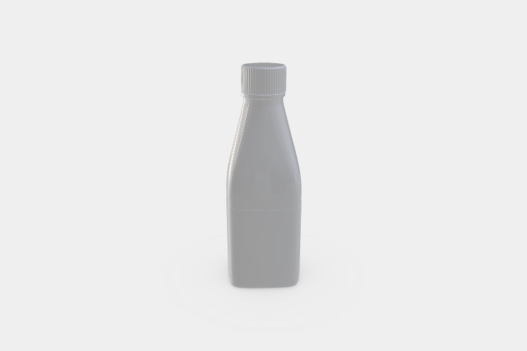 Plastic Milk Bottle Mockup