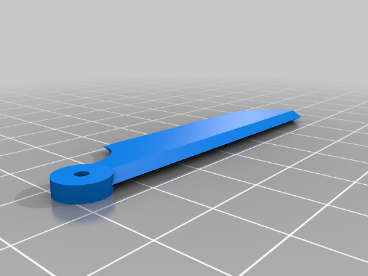 Helicopter 450 Align&clone tail blade 62mm | 3d print model