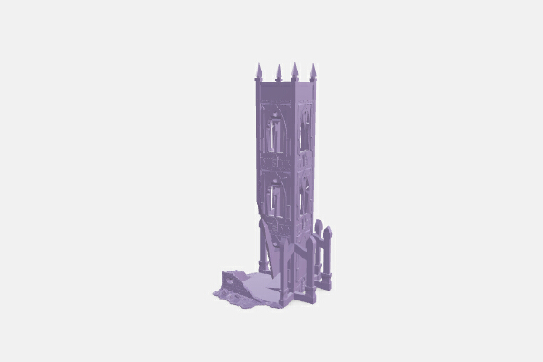 Warhammer Terrrain diceTower | 3d print model