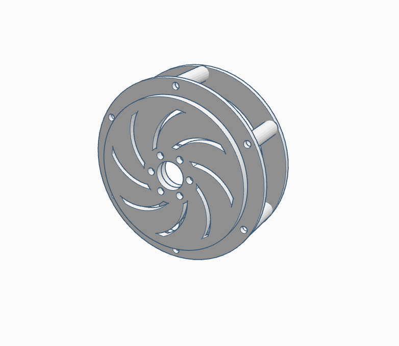 2.2 Glue Wheels for inner Weight Holder