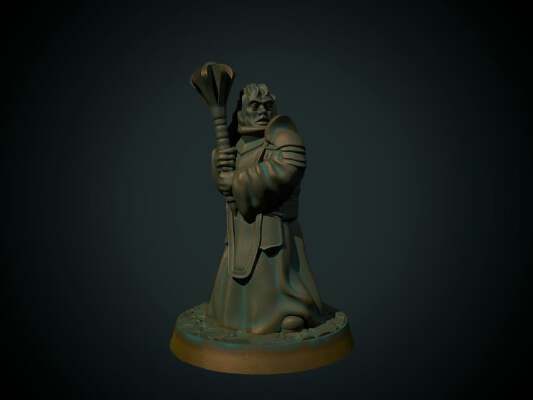 Cleric 28mm (supportless, FDM friendly) | 3d print model