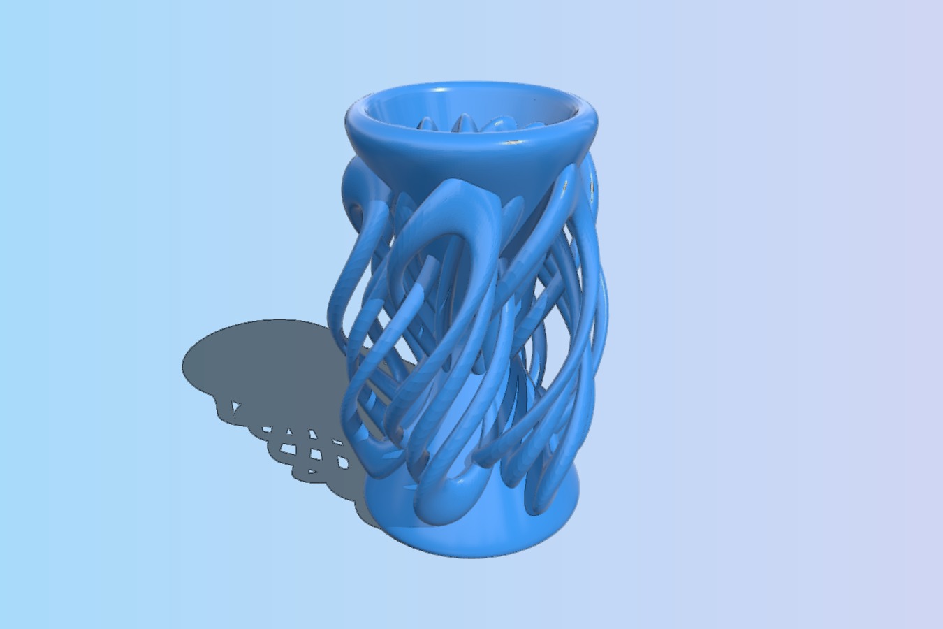 Complex Hourglass Vase
