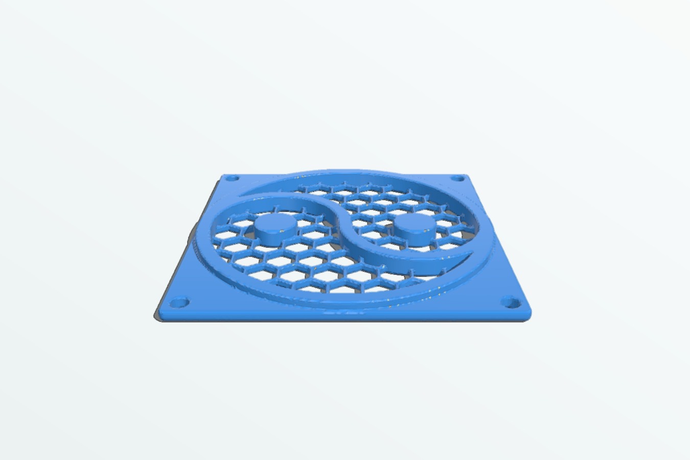 Yin and Yang - 80x80 - FAN Cooler - Grill - Shield - Grid