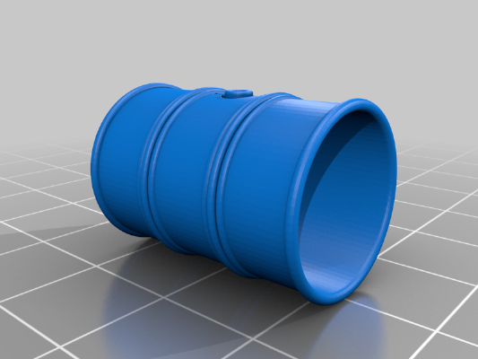 Grim Dark Classic Oil Barrel | 3d print model