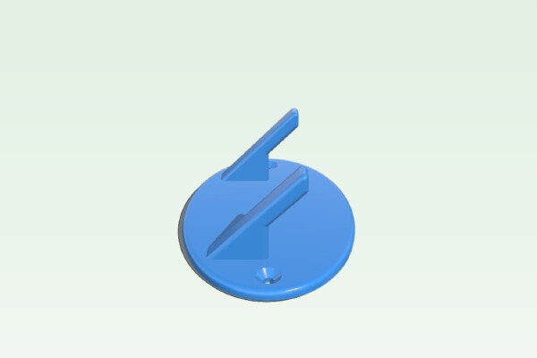 Double Towel Hook | 3d print model