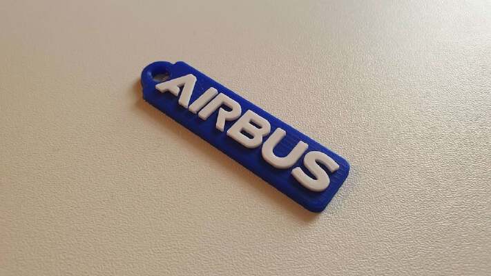 Airbus - keychain logo | 3d print model