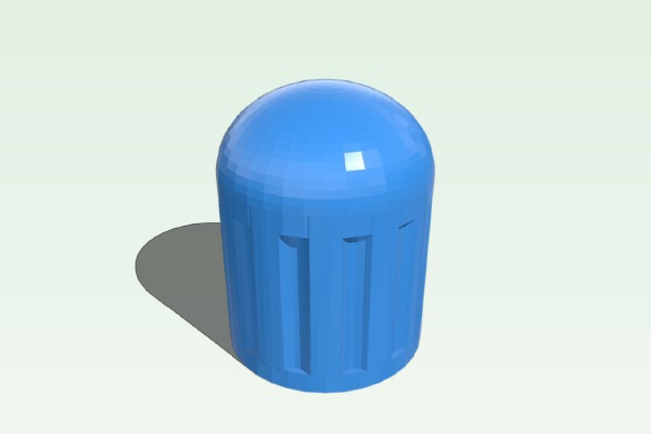 Tire Valve Cap, a bit smaller for you to twist and adjust better. | 3d print model