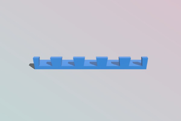 Parametric Dovetail Stencil_Jig | 3d print model