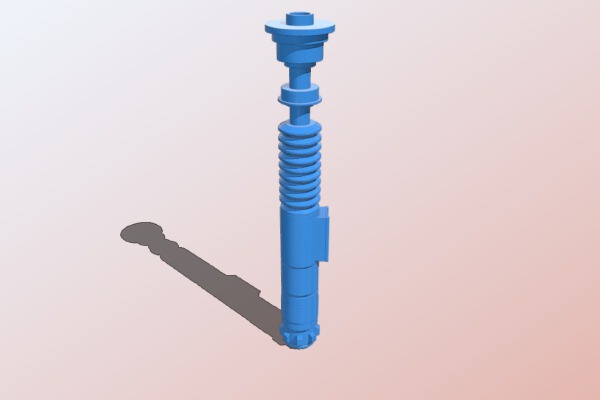 Luke skywalker's light saber- star wars | 3d print model