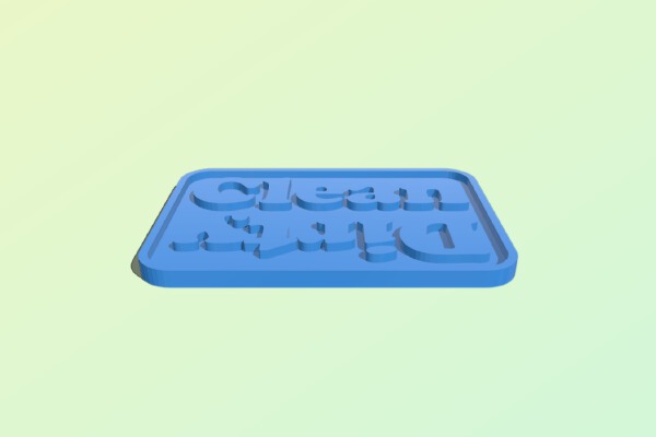 Dishwasher Clean_Dirty sign by LeHof | 3d print model