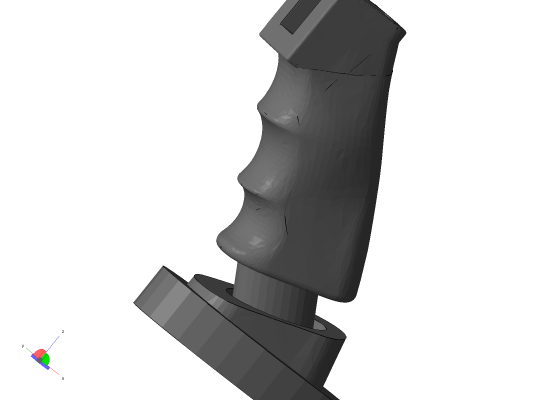 Hogue Style base for grip | 3d print model