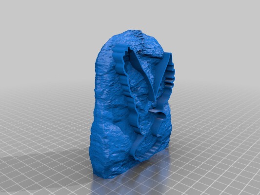 Eagle Rock_Stone Face | 3d print model