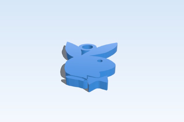 Playboy pendant | 3d print model