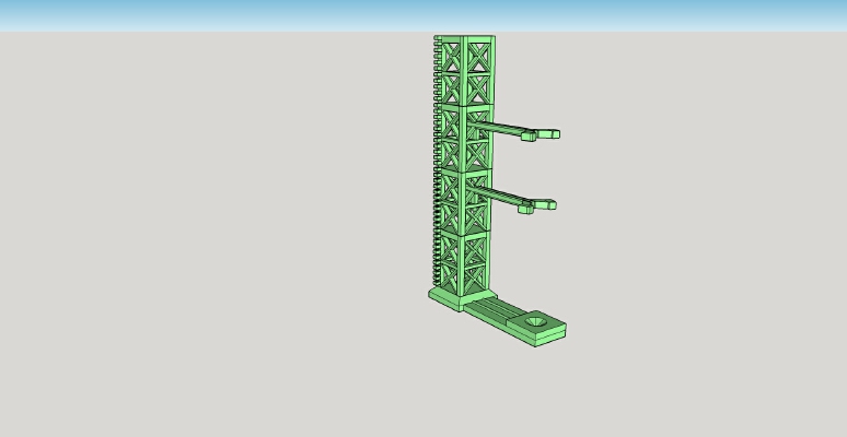 Rocket Tooth : Toothbrush Stand | 3d print model