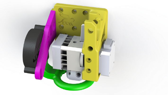 Morninglion Mount for BIQU H2 fits 3DLS, Anet A8 and more! Optional BLTouch! Easier to install now!! | 3d print model