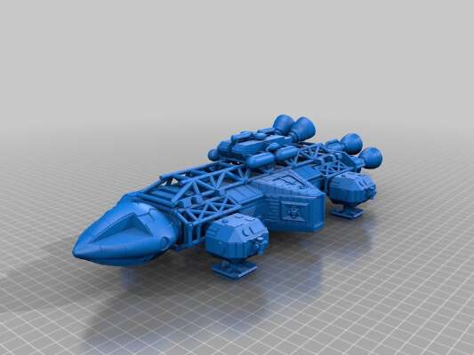 Space 1999 - Eagle With Science Pod and Booster | 3d print model