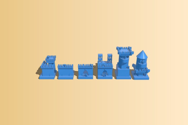 Castle builder #Chess | 3d print model