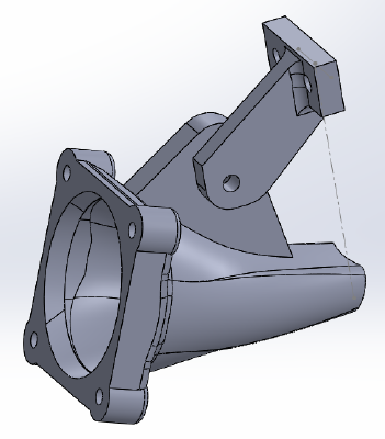 Fanduct for Prusa i3 rework | 3d print model