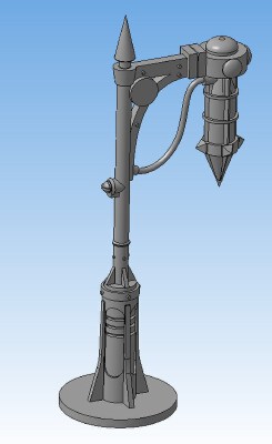 40k Street light | 3d print model