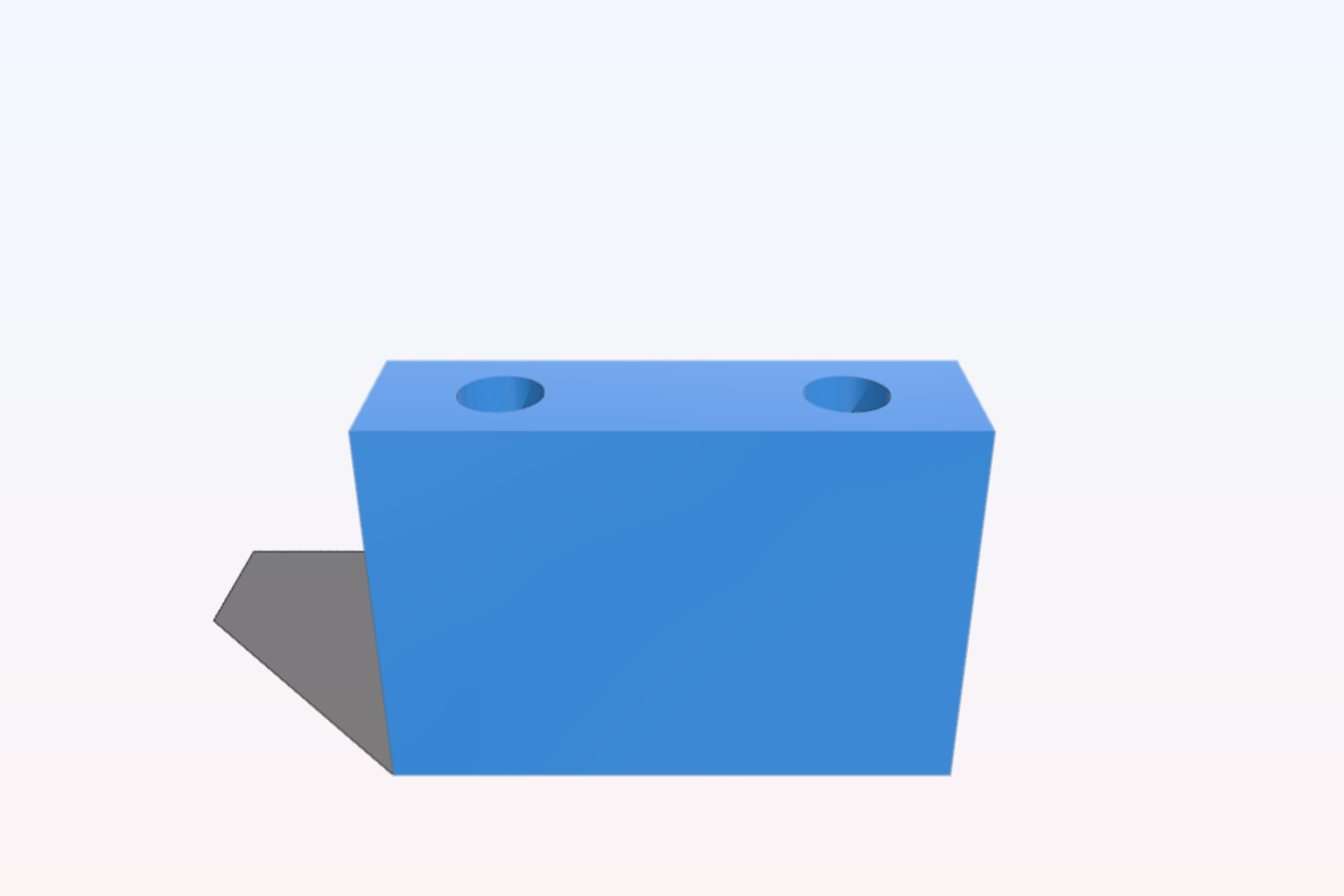 X5S Bed Lowering Blocks - simpler, stronger, easier to print.