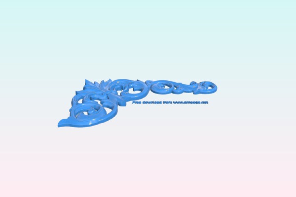 Pattern in the corner | 3d print model