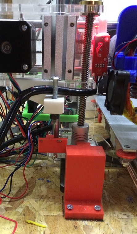 Sunhokey z axis homing and z motor clamps