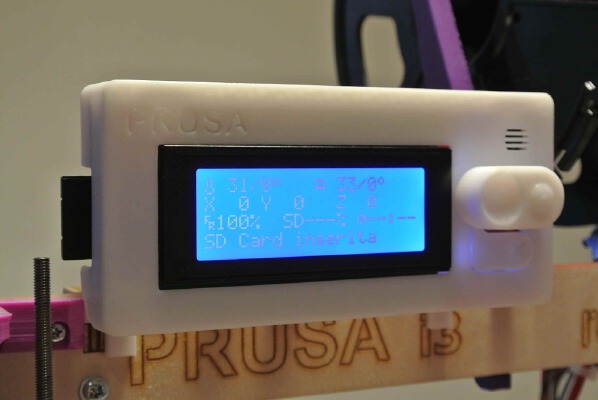 Support RepRapDiscount Smart LCD for Prusa I3 | 3d print model
