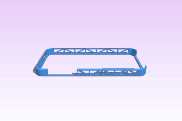 Iphone 5 Truss Bumper Case | 3d print model