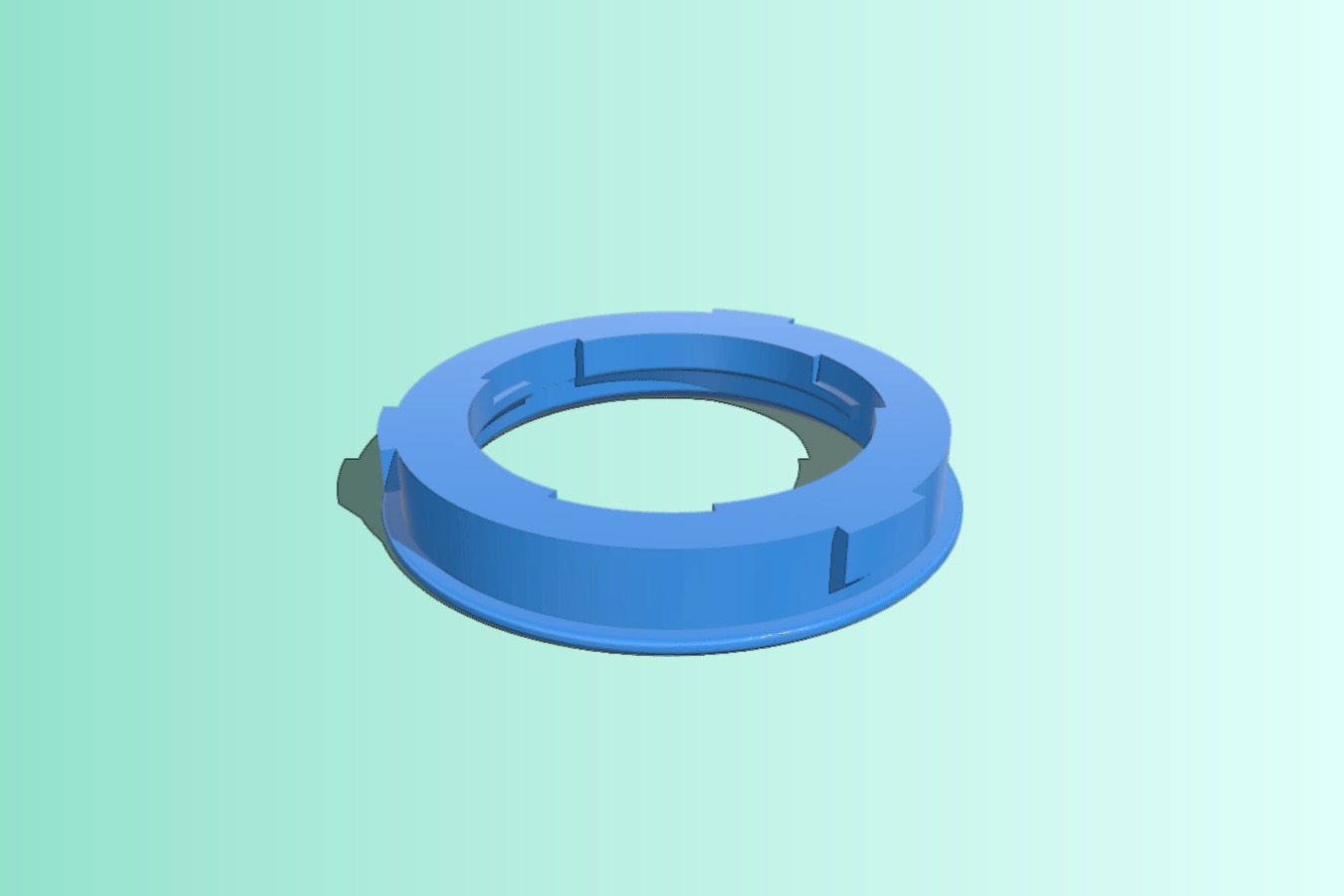 Adapter ring to use the QuickShot with the Launch