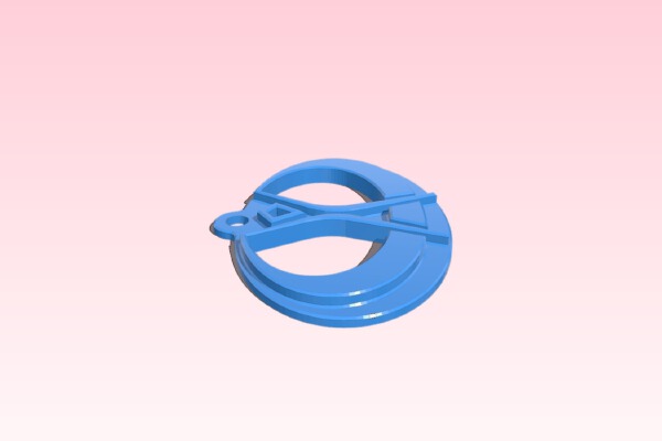 Burning Man Pendant | 3d print model