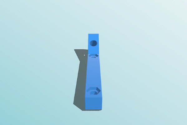 Lightweight 2020 mount for FYSETC Mini 12864 display | 3d print model