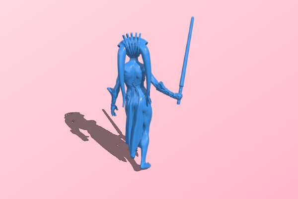 Women Jedi Master Aayla Secura | 3d print model