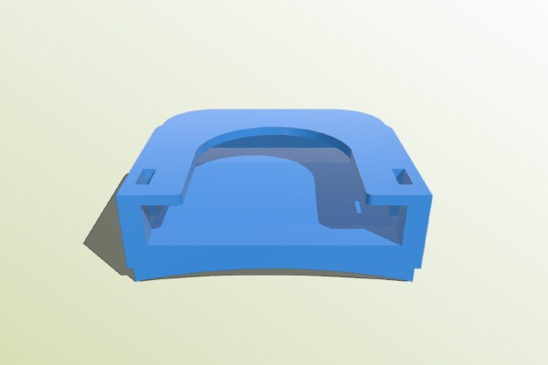 Drift camera curved mount | 3d print model
