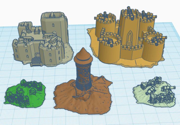 Fantasy Naval Fortifications