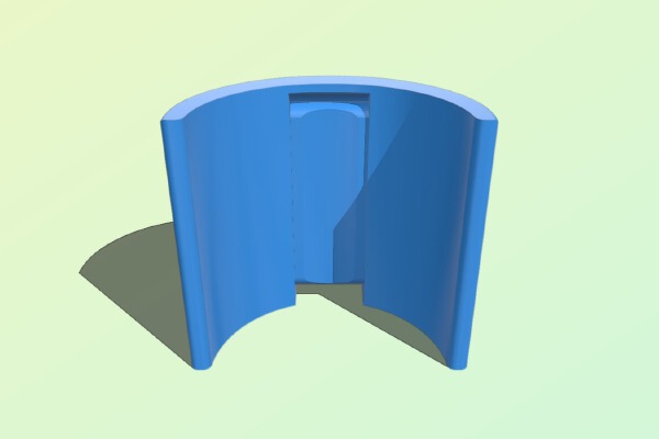 Headphone Monitor Holder Adapter for small headphones (e.g. Pioneer) | 3d print model