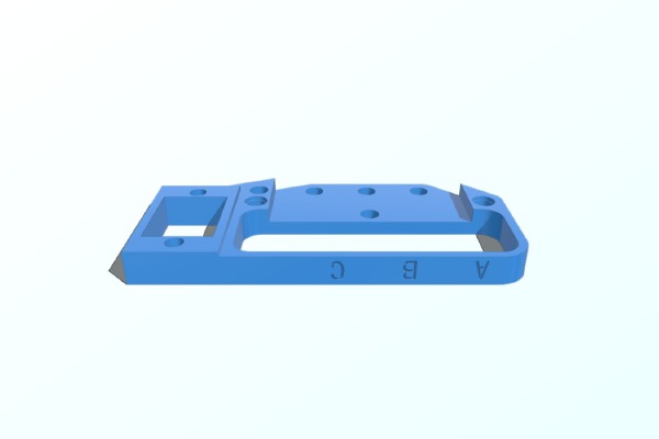 NXT Brick to L-Com USB Surge Protector bracket | 3d print model