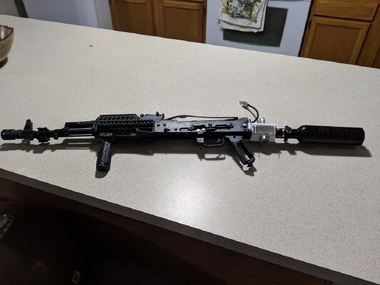 CYMA AK74 Air Stock Mount. | 3d print model
