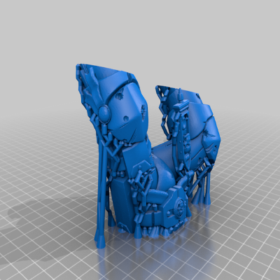 "Jazza's Warhammer 40k Space Marine Sculpture" STL versions | 3d print model