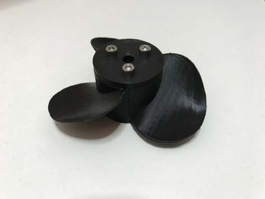 Modular boat propeller designed for 3D printing 80mm diameter | 3d print model